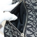 Christian Dior Trotter Canvas Umhängetasche Schwarz Silber Auth bs35297SAV-18