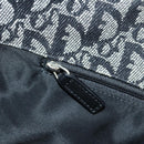 Christian Dior Trotter Canvas Umhängetasche Schwarz Silber Auth bs35297SAV-23