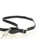 Christian Dior Trotter Canvas Umhängetasche Schwarz Silber Auth bs35297SAV-9