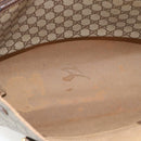 GUCCI GG Supreme Web Sherry Line Tote Bag PVC Beige Red 39 02 091 Auth bs35298-15