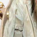 GUCCI Bamboo Hand Bag Leather 2way Beige Gold Auth bs35299-19