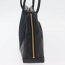 CHANEL V Stitch Shoulder Bag Cotton Black Gold CC Auth bs35307-4