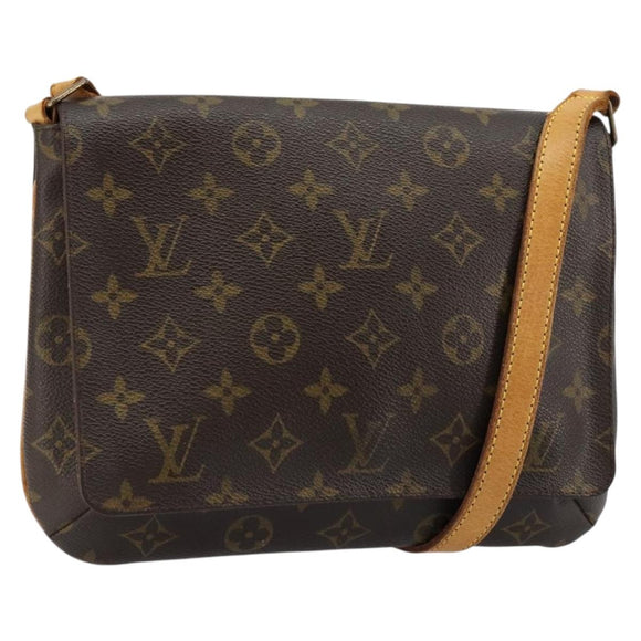 LOUIS VUITTON Monogram Musette Tango Long Strap Shoulder Bag M51388 Auth bs35311
