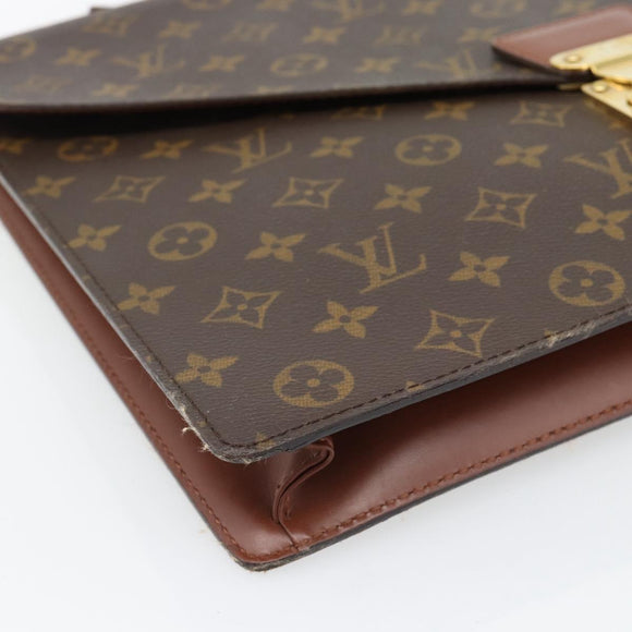 LOUIS VUITTON Monogram Porte Documents Bandouliere Bag M53338 LV Auth bs35313