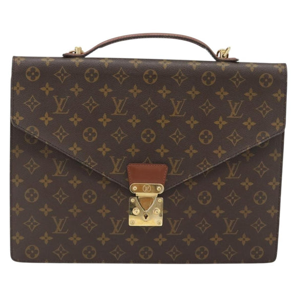 LOUIS VUITTON Monogram Porte Documents Bandouliere Bag M53338 LV Auth bs35313