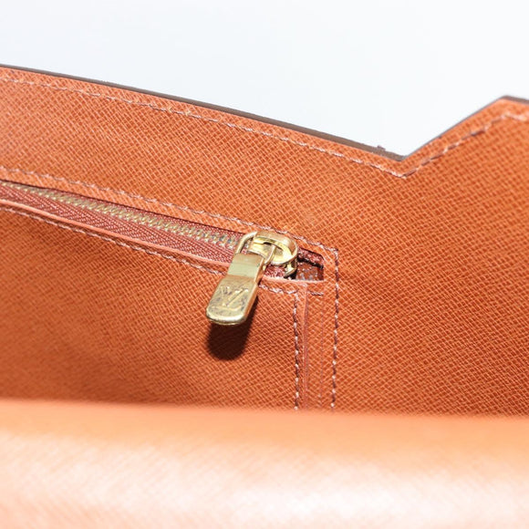LOUIS VUITTON Monogram Porte Documents Bandouliere Bag M53338 LV Auth bs35313