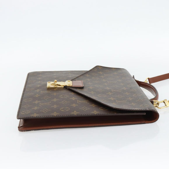 LOUIS VUITTON Monogram Porte Documents Bandouliere Bag M53338 LV Auth bs35313