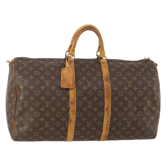 LOUIS VUITTON Monogram Keepall Bandouliere55 Boston Tasche M41414 LV Auth bs35314