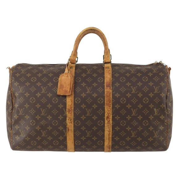 LOUIS VUITTON Monogram Keepall Bandouliere55 Boston Tasche M41414 LV Auth bs35314