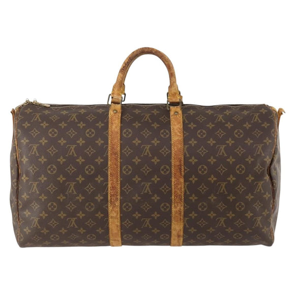 LOUIS VUITTON Monogram Keepall Bandouliere55 Boston Tasche M41414 LV Auth bs35314