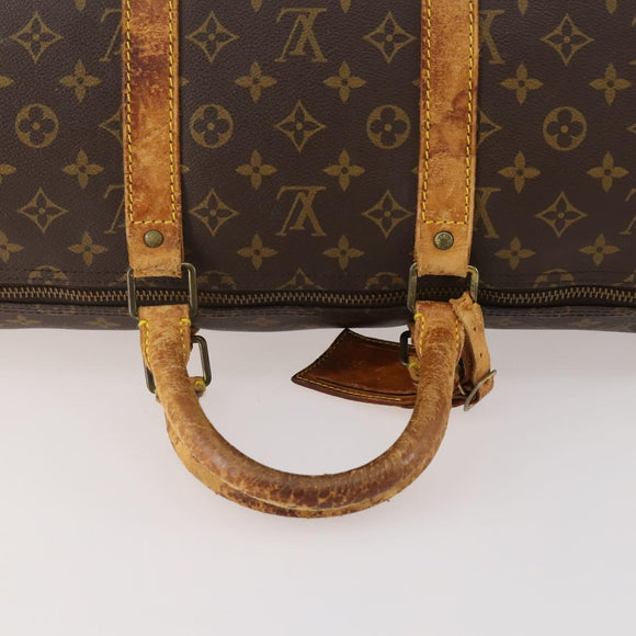 LOUIS VUITTON Monogram Keepall Bandouliere55 Boston Tasche M41414 LV Auth bs35314