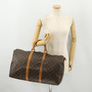 LOUIS VUITTON Monogram Keepall Bandouliere 50 Boston Bag M41416 LV Auth bs35315-21