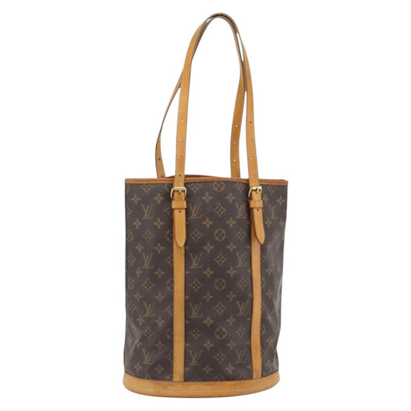 LOUIS VUITTON Monogram Bucket GM Shoulder Bag M42236 LV Auth bs35316
