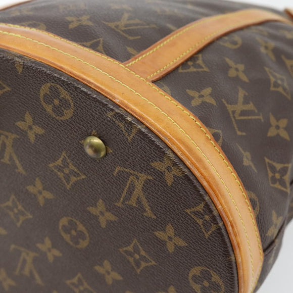 LOUIS VUITTON Monogram Bucket GM Shoulder Bag M42236 LV Auth bs35316