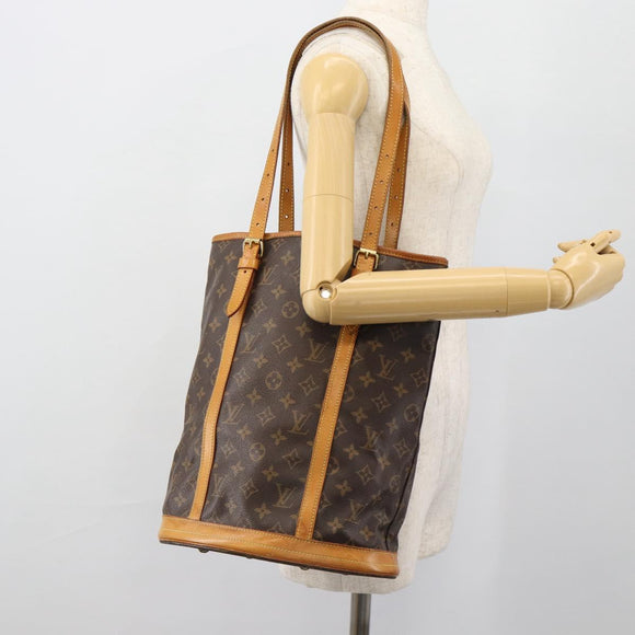 LOUIS VUITTON Monogram Bucket GM Shoulder Bag M42236 LV Auth bs35316