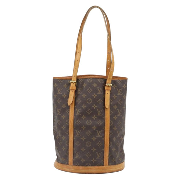 LOUIS VUITTON Monogram Bucket GM Shoulder Bag M42236 LV Auth bs35316