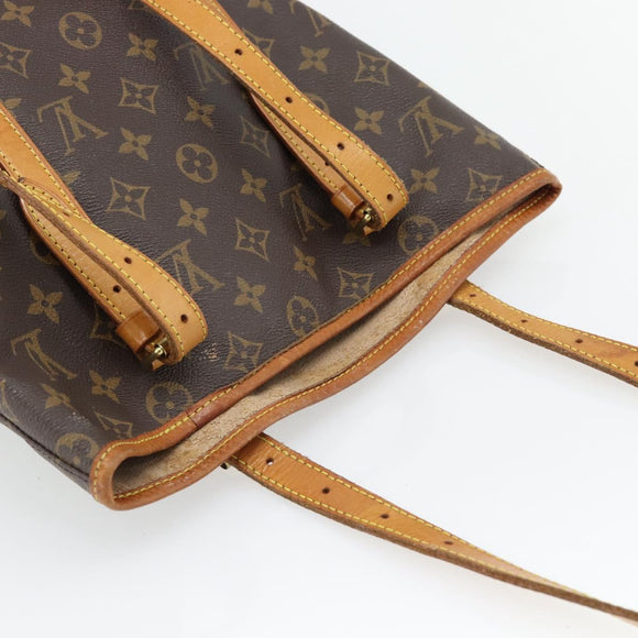 LOUIS VUITTON Monogram Bucket GM Shoulder Bag M42236 LV Auth bs35316