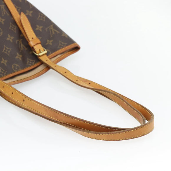 LOUIS VUITTON Monogram Bucket GM Shoulder Bag M42236 LV Auth bs35316