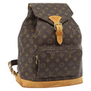 LOUIS VUITTON Monogram Montsouris GM Rucksack M51135 LV Auth bs35317-1