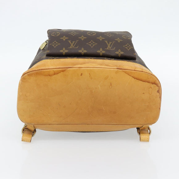 LOUIS VUITTON Monogram Montsouris GM Rucksack M51135 LV Auth bs35317