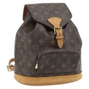 LOUIS VUITTON Monogram Montsouris PM Backpack M51137 LV Auth bs35318A-1