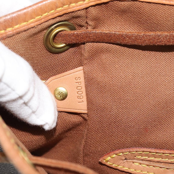 LOUIS VUITTON Monogram Montsouris PM Backpack M51137 LV Auth bs35318A