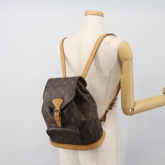 LOUIS VUITTON Monogram Montsouris PM Backpack M51137 LV Auth bs35318A
