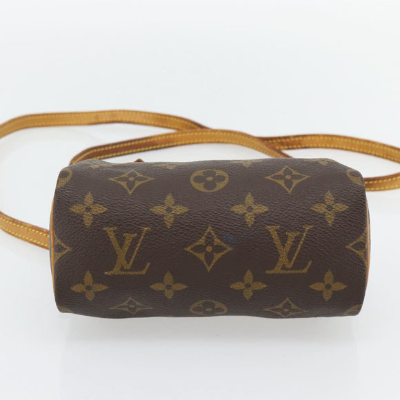 LOUIS VUITTON Monogram Mini Speedy Hand Bag M41534 LV Auth bs35320