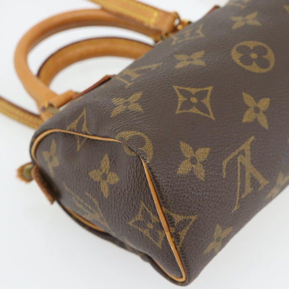 LOUIS VUITTON Monogram Mini Speedy Hand Bag M41534 LV Auth bs35320