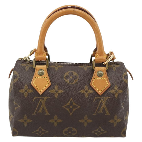 LOUIS VUITTON Monogram Mini Speedy Hand Bag M41534 LV Auth bs35320