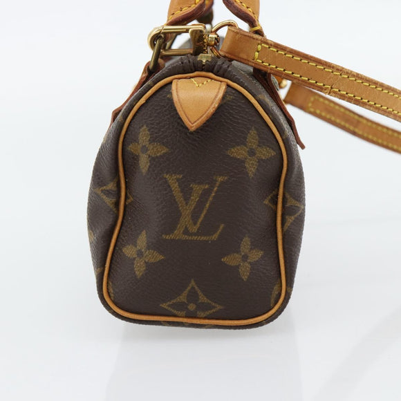 LOUIS VUITTON Monogram Mini Speedy Hand Bag M41534 LV Auth bs35320