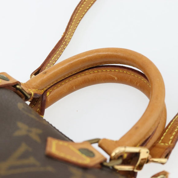 LOUIS VUITTON Monogram Mini Speedy Hand Bag M41534 LV Auth bs35320