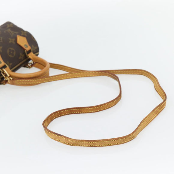 LOUIS VUITTON Monogram Mini Speedy Hand Bag M41534 LV Auth bs35320