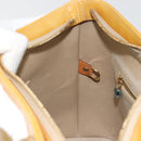LOUIS VUITTON Monogram Vernis Houston Hand Bag Beige M91004 LV Auth bs35321-21