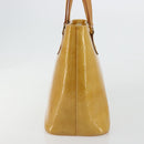 LOUIS VUITTON Monogram Vernis Houston Hand Bag Beige M91004 LV Auth bs35321-3