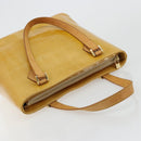 LOUIS VUITTON Monogram Vernis Houston Hand Bag Beige M91004 LV Auth bs35321-6