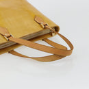 LOUIS VUITTON Monogram Vernis Houston Hand Bag Beige M91004 LV Auth bs35321-7