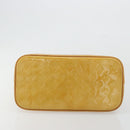 LOUIS VUITTON Monogram Vernis Houston Hand Bag Beige M91004 LV Auth bs35321-5