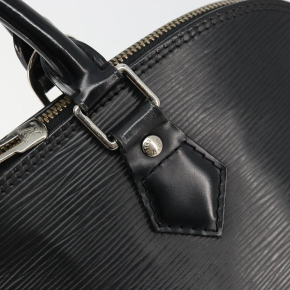 LOUIS VUITTON Epi Alma Hand Bag Noir Black M52142 LV Auth bs35322A
