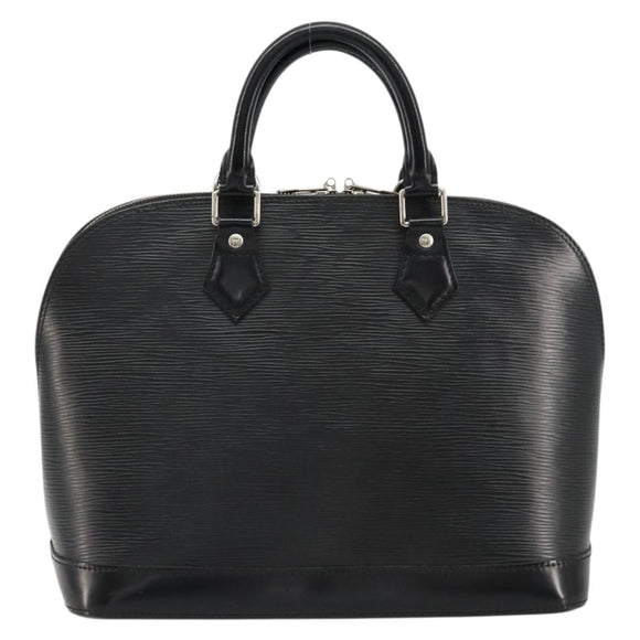 LOUIS VUITTON Epi Alma Hand Bag Noir Black M52142 LV Auth bs35322A