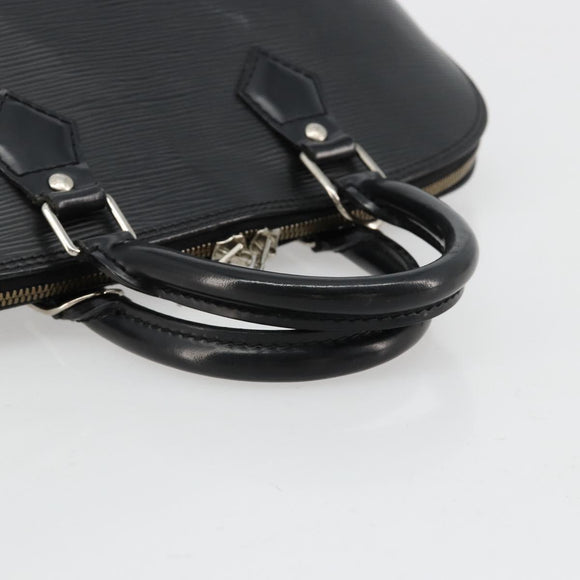 LOUIS VUITTON Epi Alma Hand Bag Noir Black M52142 LV Auth bs35322A