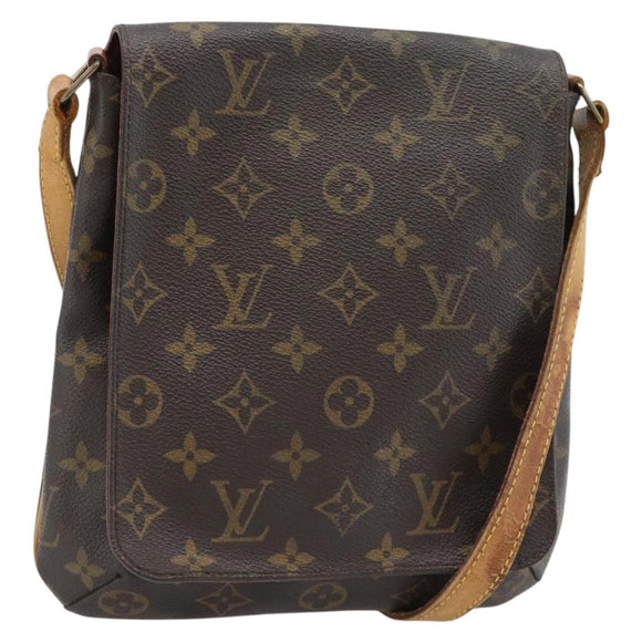 LOUIS VUITTON Monogram Musette Salsa Kurze Umhängetasche M51258 LV Auth bs35324
