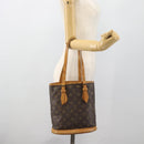 LOUIS VUITTON Monogram Bucket PM Shoulder Bag M42238 LV Auth bs35325-22