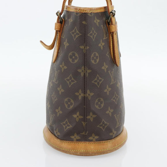 LOUIS VUITTON Monogram Bucket PM Shoulder Bag M42238 LV Auth bs35325