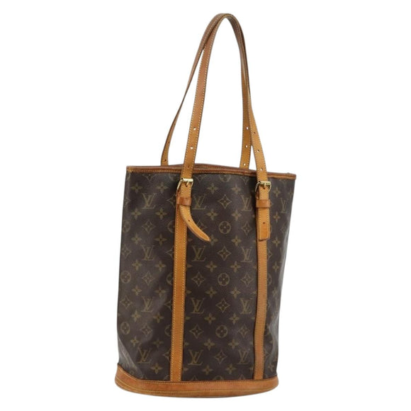 LOUIS VUITTON Monogram Bucket GM Shoulder Bag M42236 LV Auth bs35328