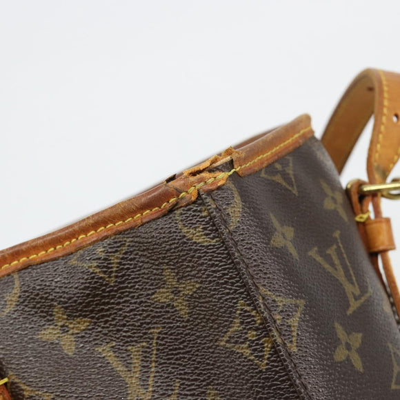 LOUIS VUITTON Monogram Bucket GM Shoulder Bag M42236 LV Auth bs35328