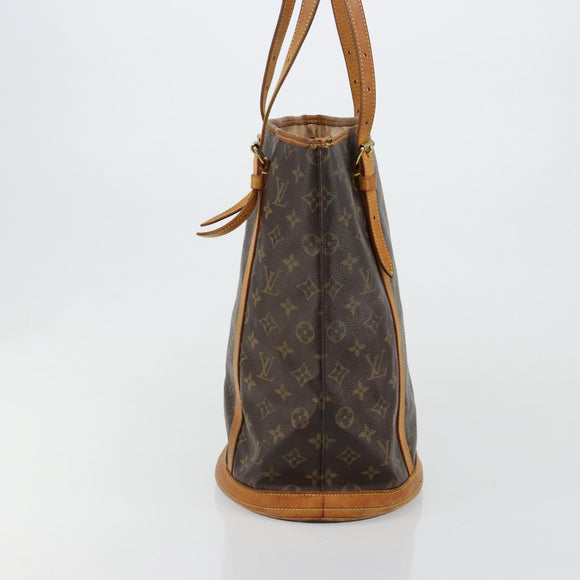 LOUIS VUITTON Monogram Bucket GM Shoulder Bag M42236 LV Auth bs35328
