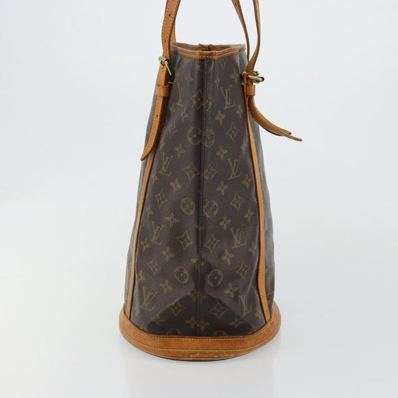 LOUIS VUITTON Monogram Bucket GM Shoulder Bag M42236 LV Auth bs35328