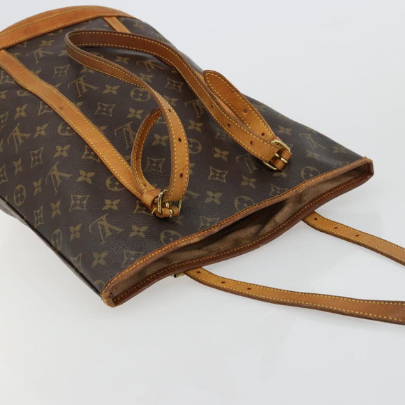 LOUIS VUITTON Monogram Bucket GM Shoulder Bag M42236 LV Auth bs35328