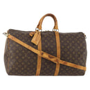 LOUIS VUITTON Monogram Keepall Bandouliere 55 Boston Bag M41414 LV Auth bs35329-1